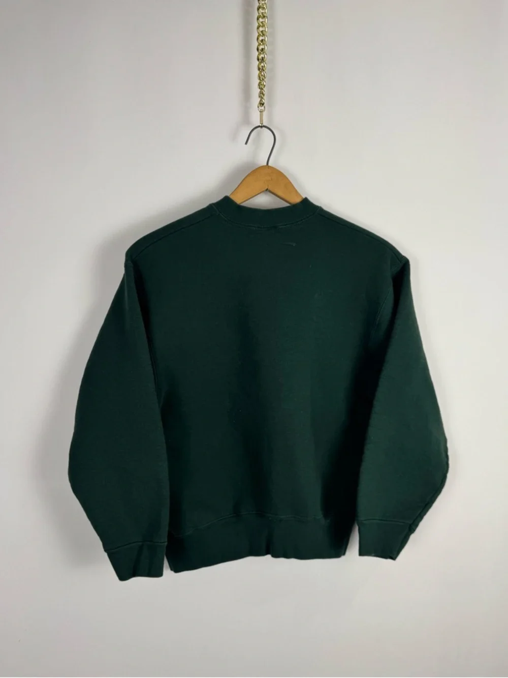 Vintage 90s Pine Green 'BODY Equipment' Crewneck Sweatshirt - Picture 6 of 6